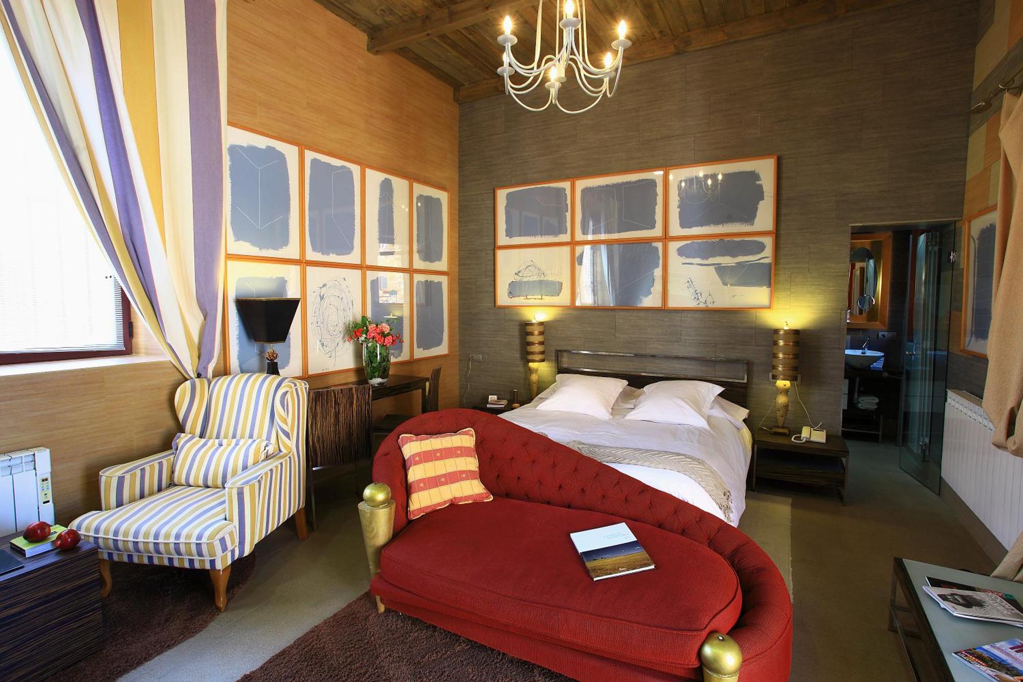 Hotel Boutique Palacio De La Serna Ballesteros De Calatrava Oda fotoğraf